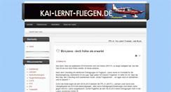 Desktop Screenshot of kai-lernt-fliegen.de